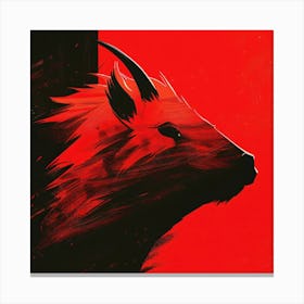 Red Bull Canvas Print