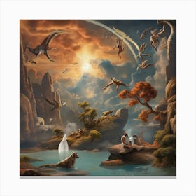 Surreal scene Canvas Print