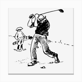 Golfer Canvas Print