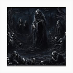 Lord Of The Dead Canvas Print