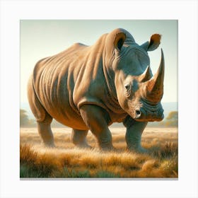 Rhinoceros 3 Canvas Print