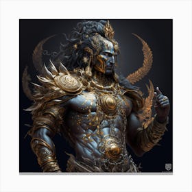 Mythical Warrior 3 Canvas Print
