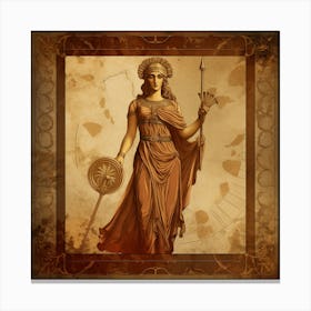 Greek Goddess Canvas Print