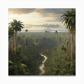 Tropical Rainforest Canvas Print