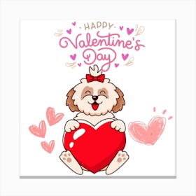 Happy Valentine'S Day 1 Canvas Print