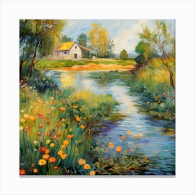 Tranquil Bloom Cove Canvas Print