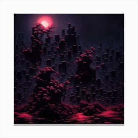 Dark City Canvas Print