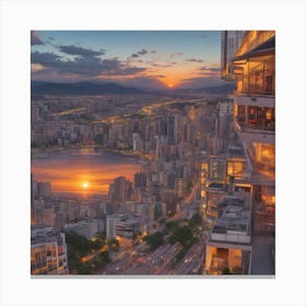 The Sunset View 1 Canvas Print