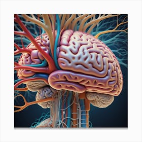 Brain Anatomy 16 Canvas Print