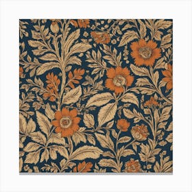 Floral Wallpaper 6 Canvas Print