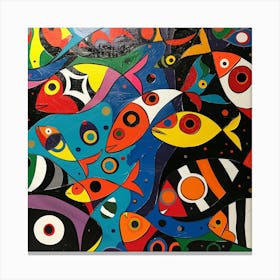 Colourful Fish Canvas Print