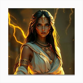 Egyptian Goddess 56 Canvas Print