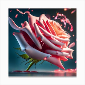 Flying Indulgence That Contains Rose As Main Sub Canvas Print