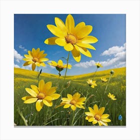 Yellow Daisies Canvas Print