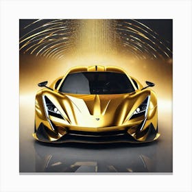 Golden Mclaren 6 Canvas Print