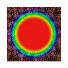 Rainbow Circle Canvas Print