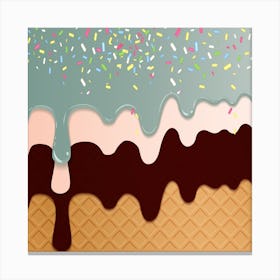 Ice Cream 19 Canvas Print