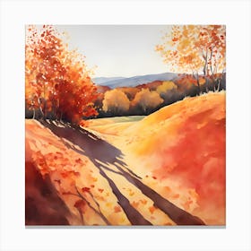 Autumn Shadows Canvas Print