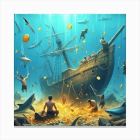 Pirates Of The Caribbean 3 Canvas Print