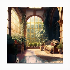 Room With Plants Canvas Print