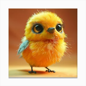 Cute Little Bird 19 Canvas Print