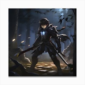 Samurai Swordsman Canvas Print