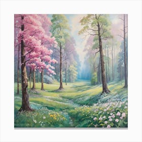 Spring Forest Canvas Print