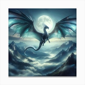 Dragon In The Sky 6 Canvas Print