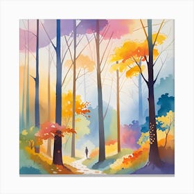 Autumn In The Woods 7 Canvas Print