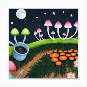 Mushroom Garden 9 Toile