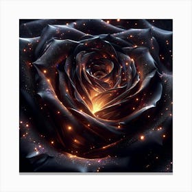 Black Rose 3 Canvas Print