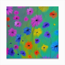 Dainty Flowers Canvas Print