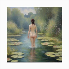 Skinny Dipping #7 Canvas Print