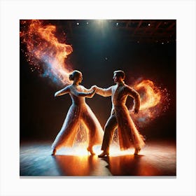 Dance Of Fire Canvas Print
