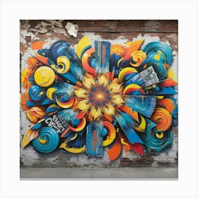 London Street Art Canvas Print