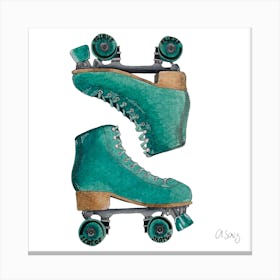 Skates 2 Canvas Print