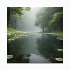 Lily Pond Canvas Print