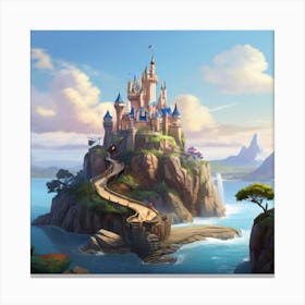 Disney'S Cinderella Castle Canvas Print