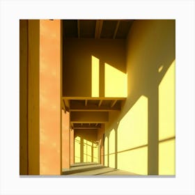 Hallway - Hallway Stock Videos & Royalty-Free Footage 1 Canvas Print