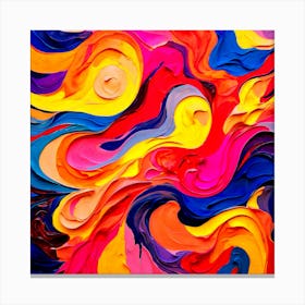 Abstract Painting Canvas Print