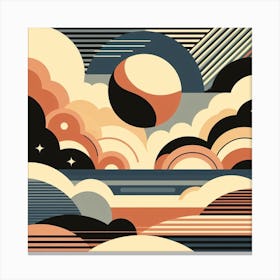 Horizons Art Canvas Print