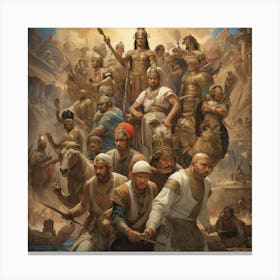 Egypt Art print paintings Canvas Print