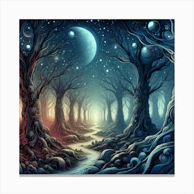 Moonlit Magic 1 Canvas Print