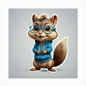 Chipmunk 24 Canvas Print