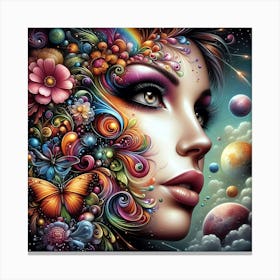 Psychedelic Painting 19 Canvas Print