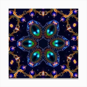 Psychedelic Flower 1 Canvas Print