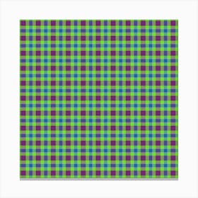 Checkered Fabric 14 Canvas Print