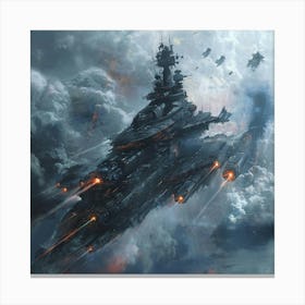 Spaceship Canvas Print