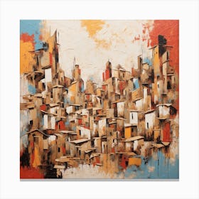 Village Art Canvas Print