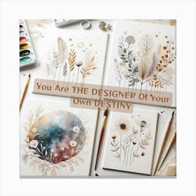 You Are The Designer Of Your Own Destiny Canvas Print